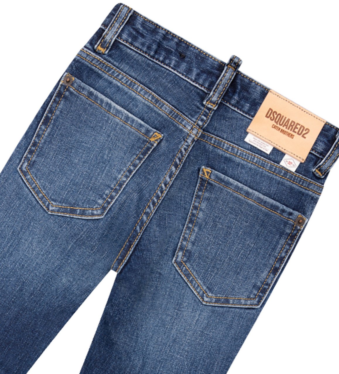 Dsquared2 Dsquared2 DQ0236 D0A4M kinder jeans blauw Blauw