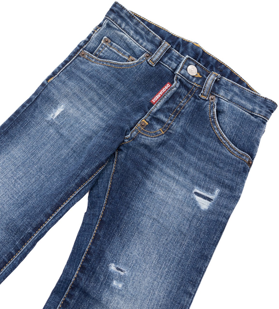 Dsquared2 Dsquared2 DQ0236 D0A4M kinder jeans blauw Blauw