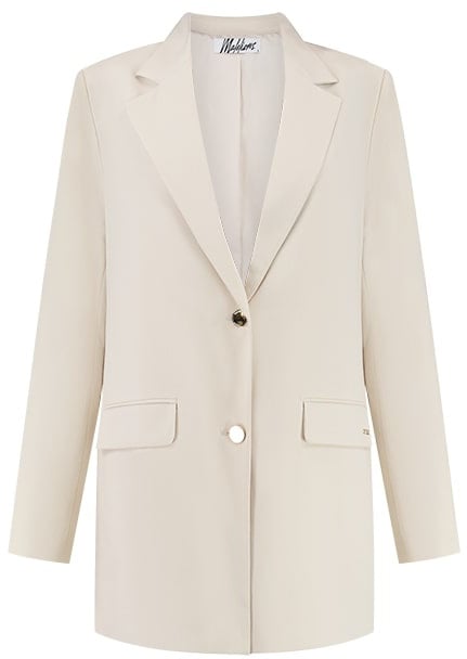 Malelions Malelions Women Oversized Blazer Grijs