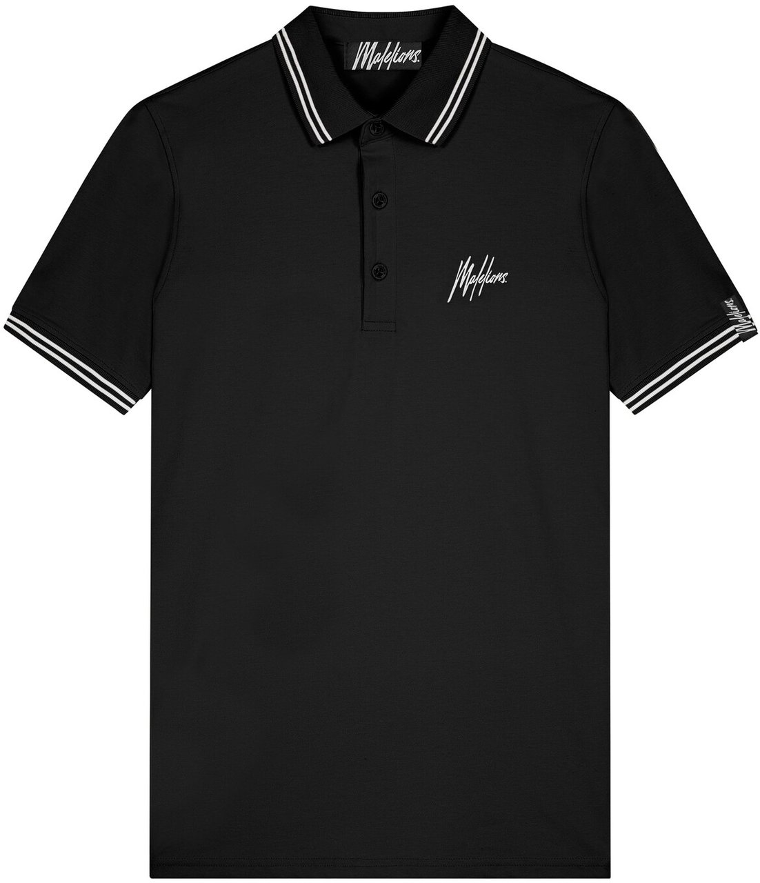 Malelions Malelions Men Signature Polo Zwart