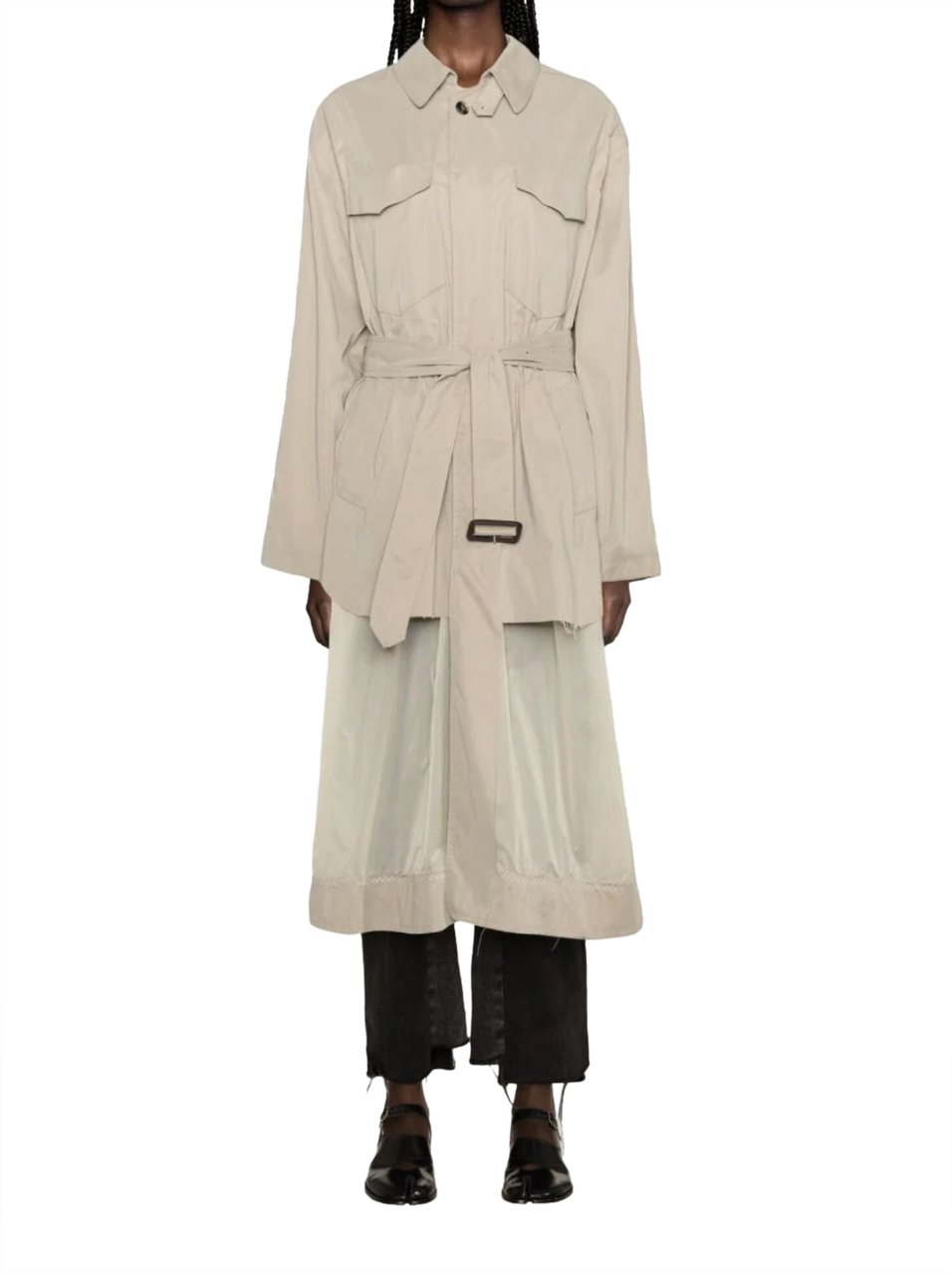 Maison Margiela Trench Coat - Beige Beige