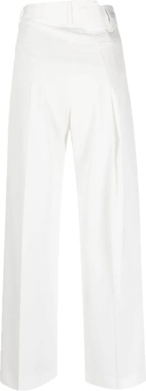 MM6 Maison Margiela Folded Pants White Wit