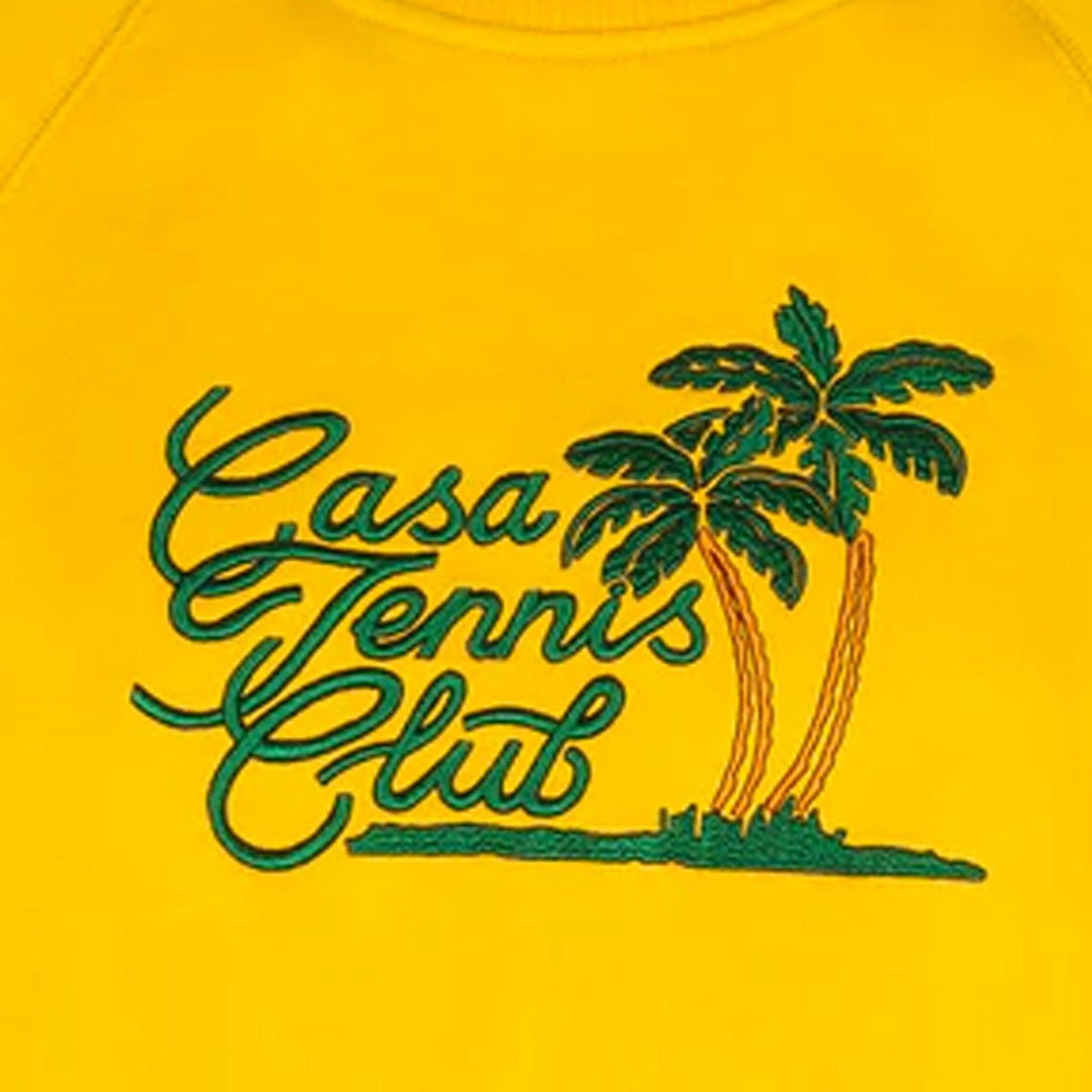 Casablanca Casablanca Casa Tennis Club Sweatshirt Geel