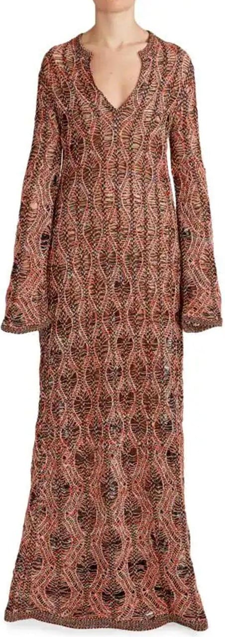 Chloé Chloe' Knitted Maxi Dress Rood