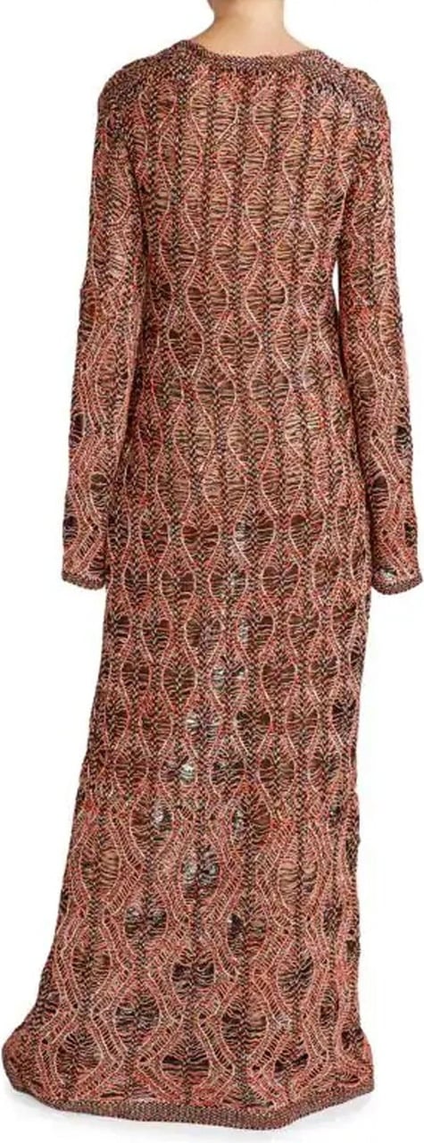 Chloé Chloe' Knitted Maxi Dress Rood