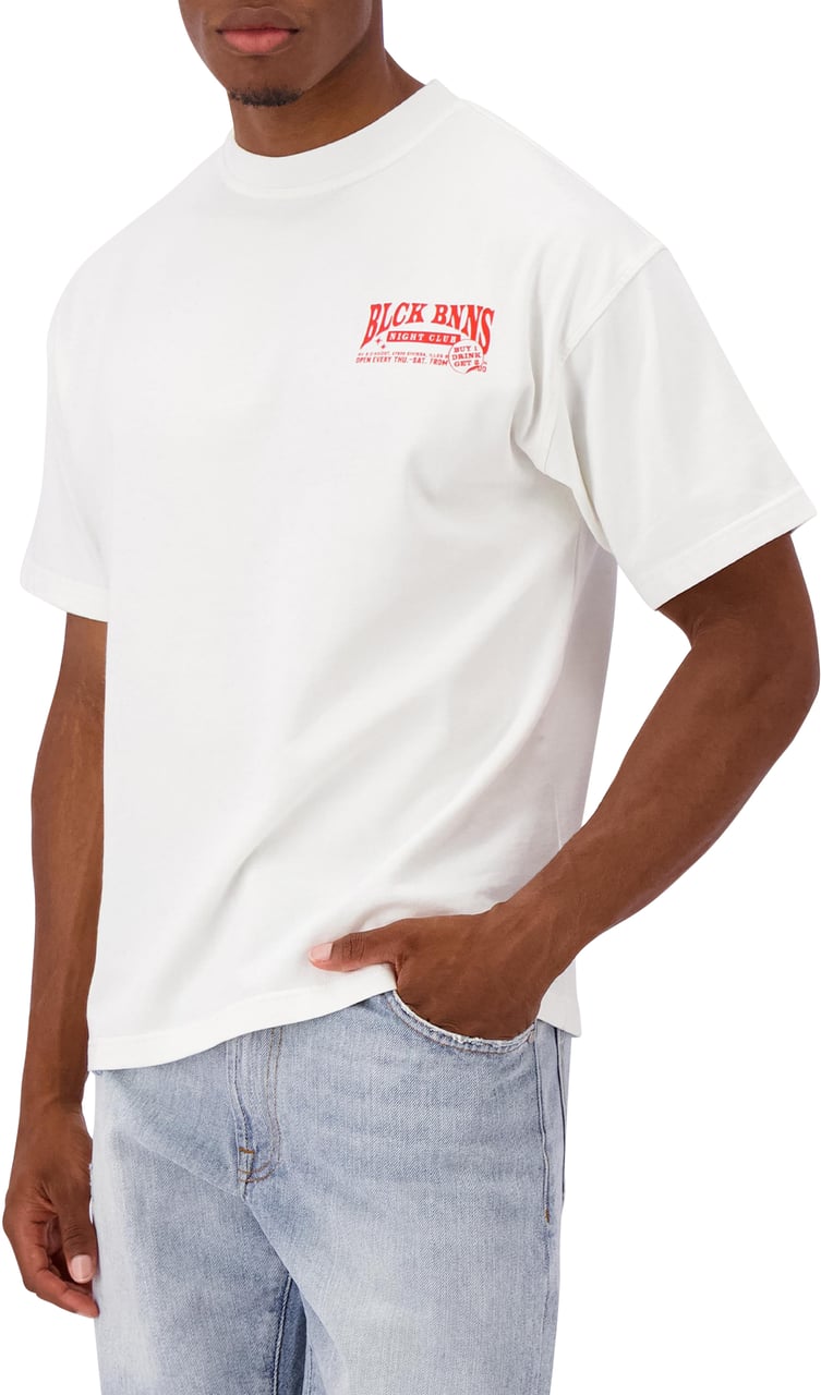 Black Bananas Heren T-Shirt Wit