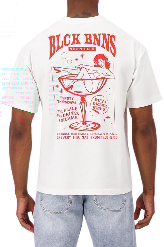 Black Bananas Heren T-Shirt Wit