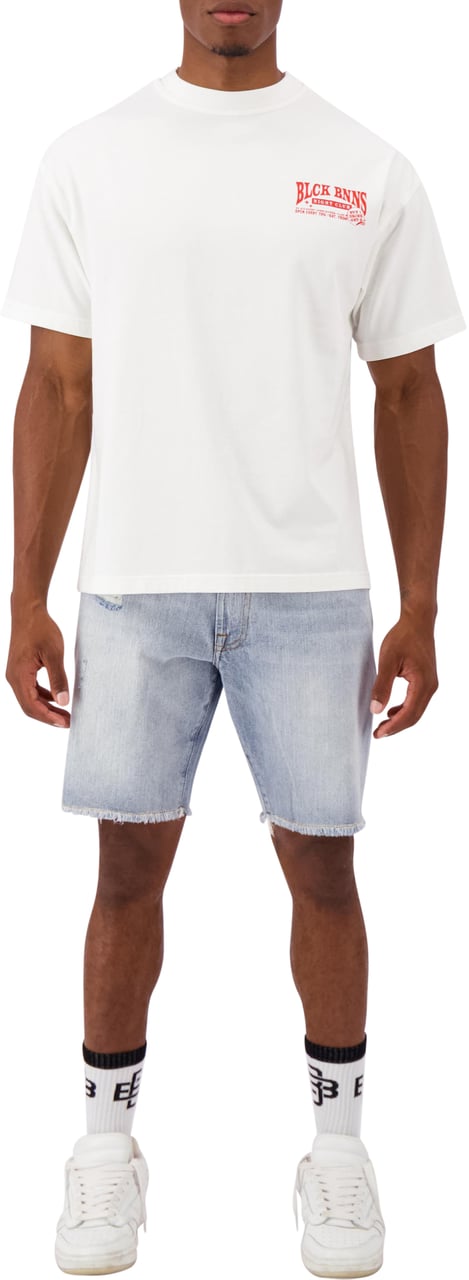 Black Bananas Heren T-Shirt Wit