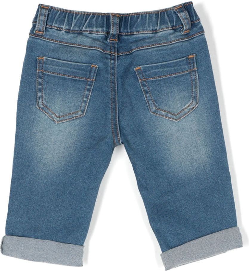Moschino pantalone lungo blue Blauw