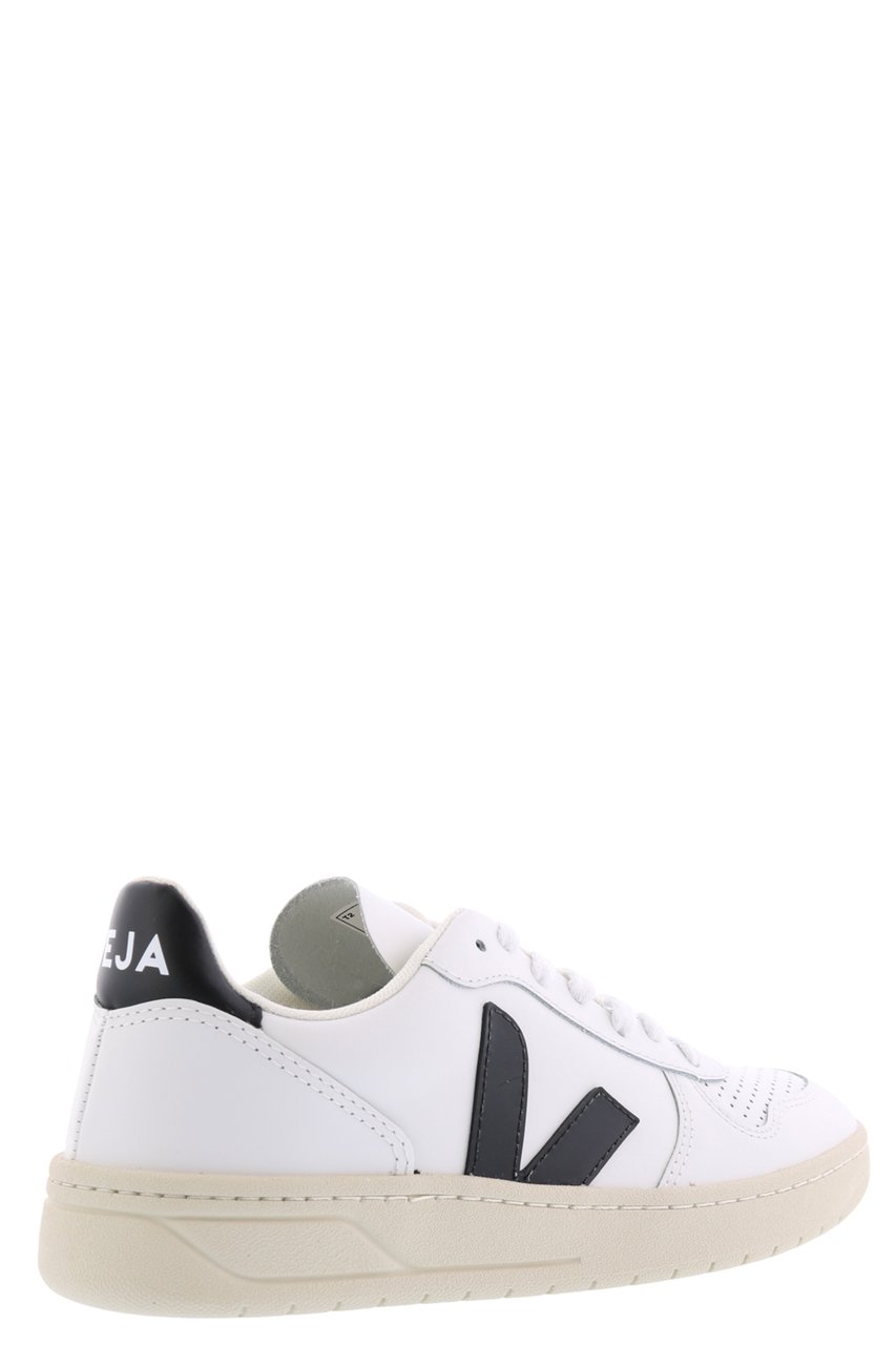 Veja Dames V-10 Leather Wit