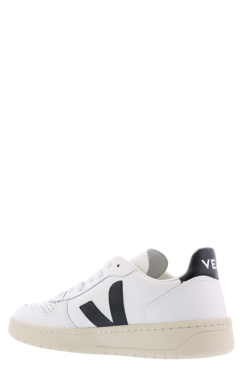 Veja Dames V-10 Leather Wit