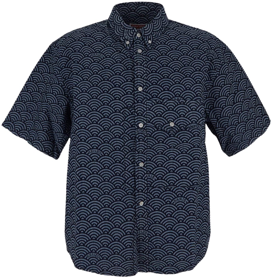 Kenzo Shirts Blue Blauw