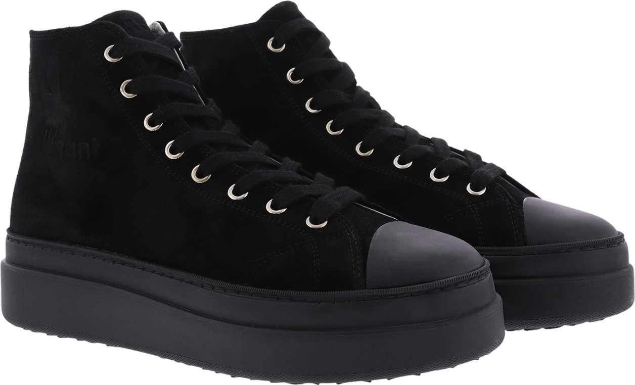 Isabel Marant Dames Austen High Sneaker Zwart Zwart