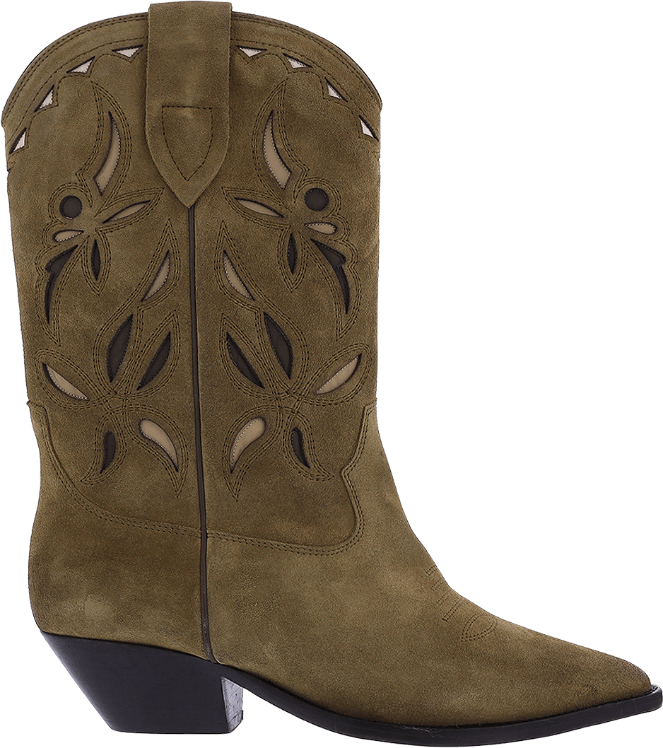 Isabel Marant Dames Duerto Cowboy Boots Beige Beige