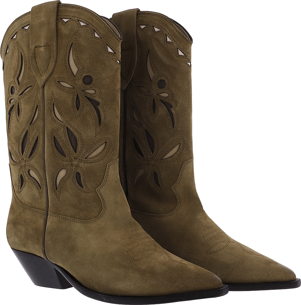 Isabel Marant Dames Duerto Cowboy Boots Beige Beige