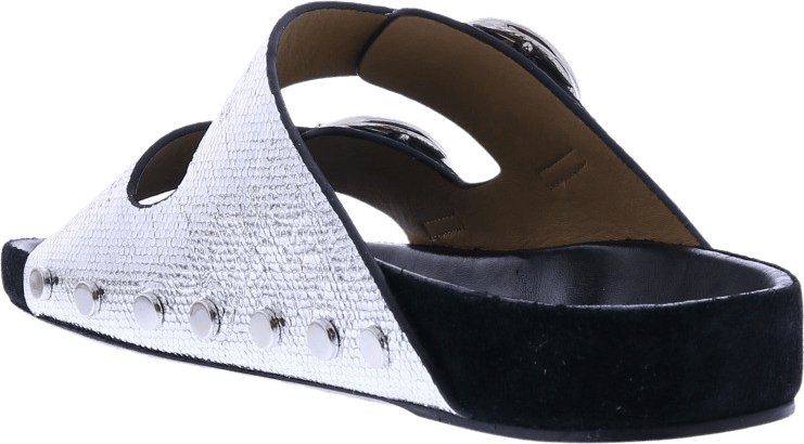 Isabel Marant Dames Lennyo Sandals Metallic