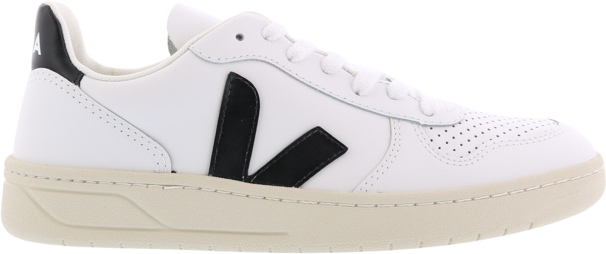 Veja Dames V-10 Leather Wit