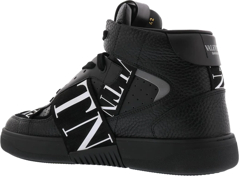 Valentino Heren Mid-Top VL7N Sneaker Zwart Zwart