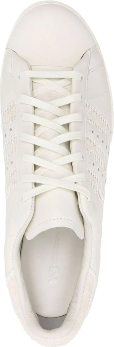 Y-3 Superstar Loose-thread Off White Sneakers Wit