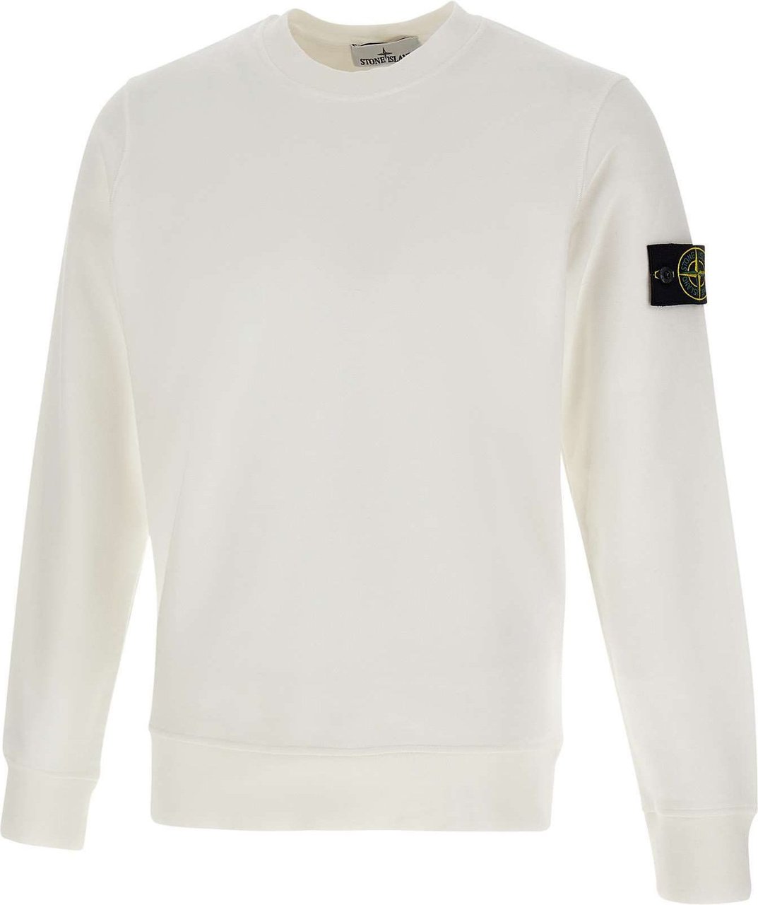 Stone Island Sweatshirt with removable logo Wit