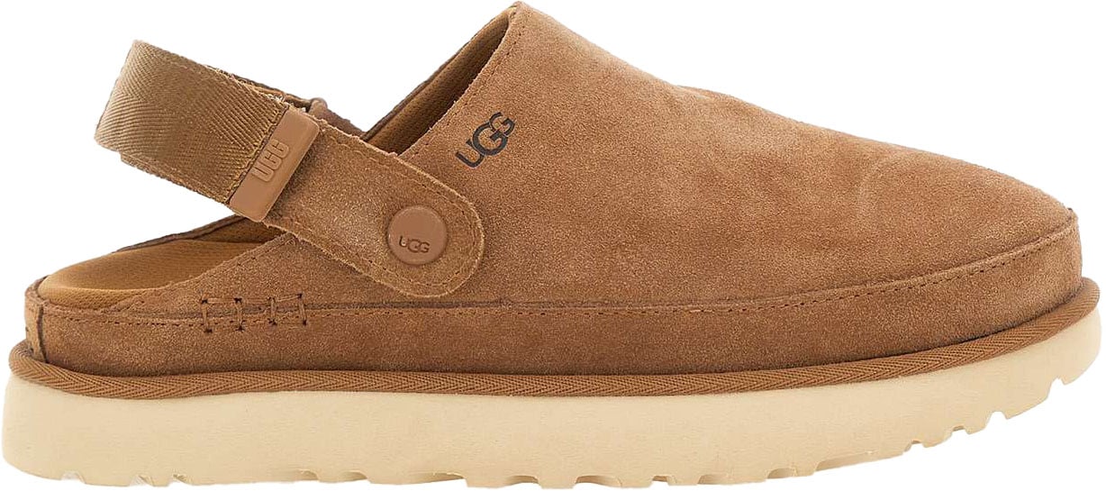 UGG Dames Goldenstar Clog Chestnut Beige