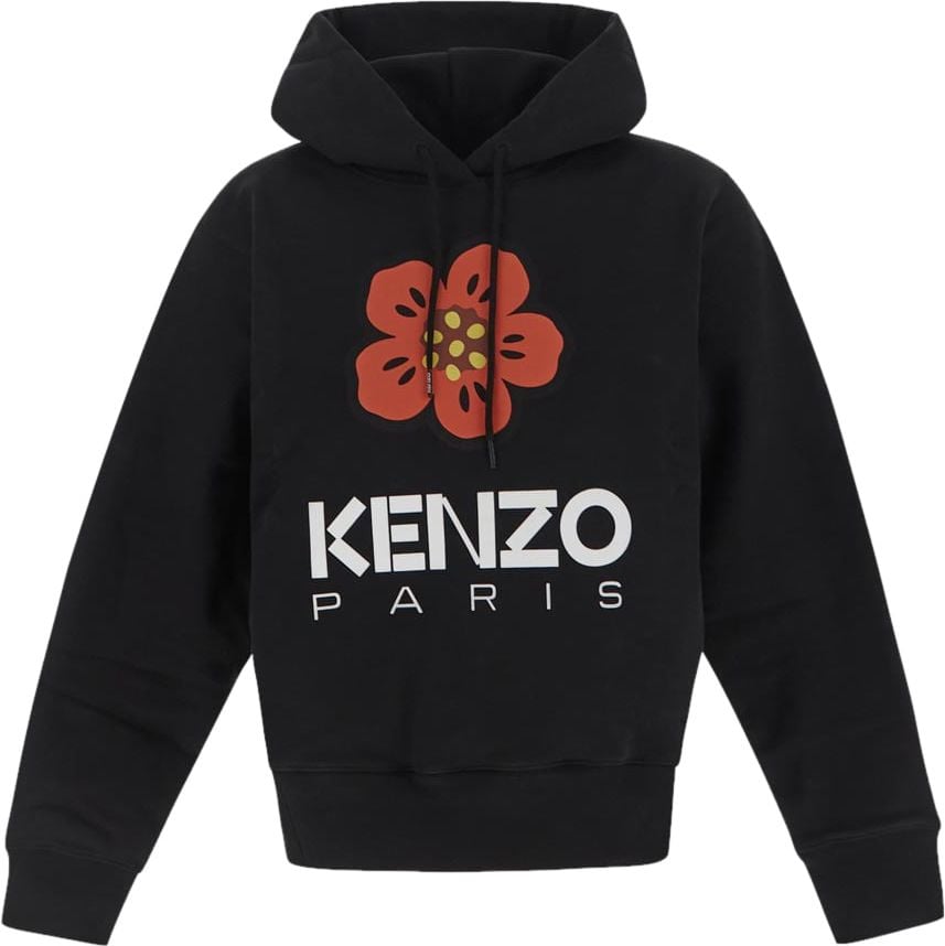 Kenzo Logo Classic Hoodie Zwart