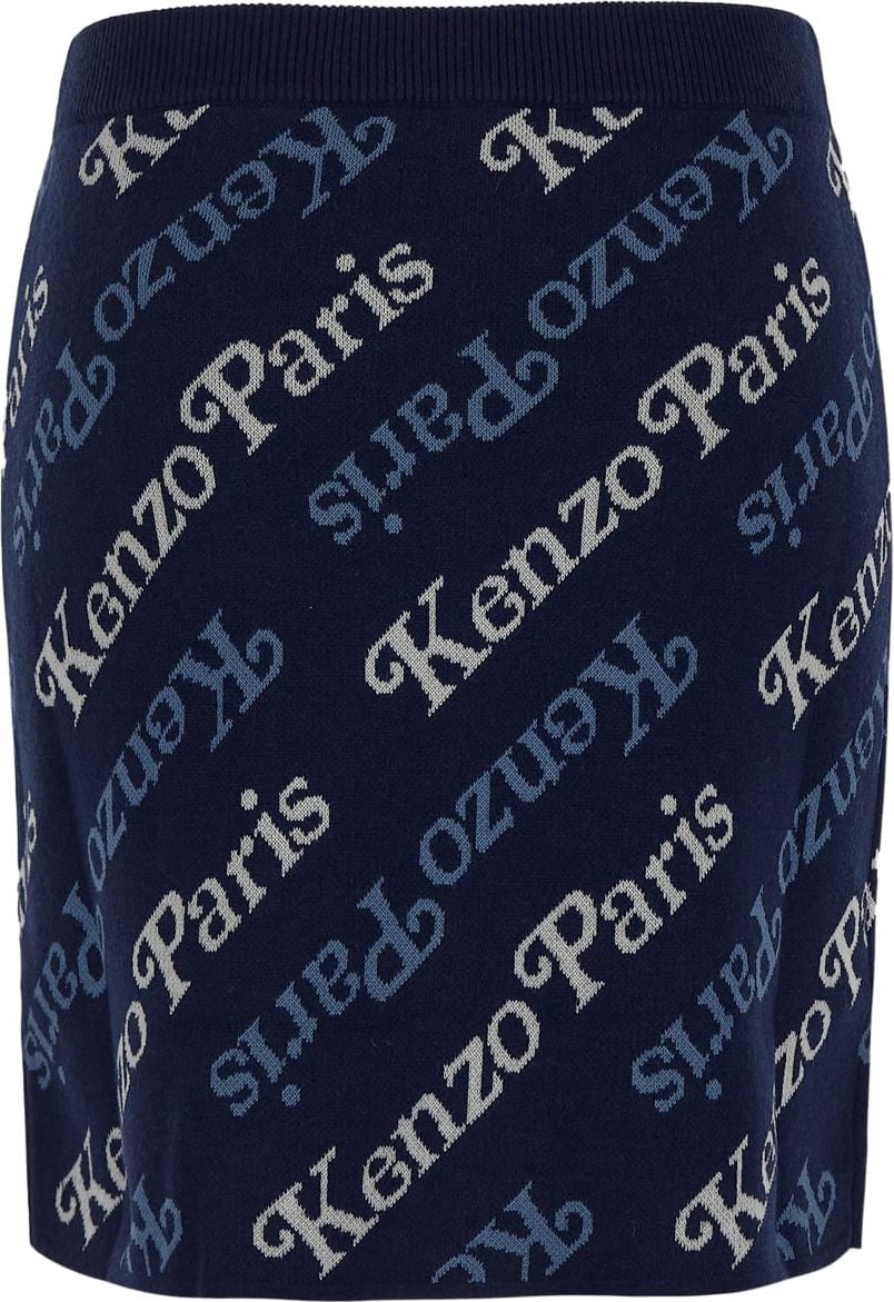 Kenzo Logo Skirt Blauw