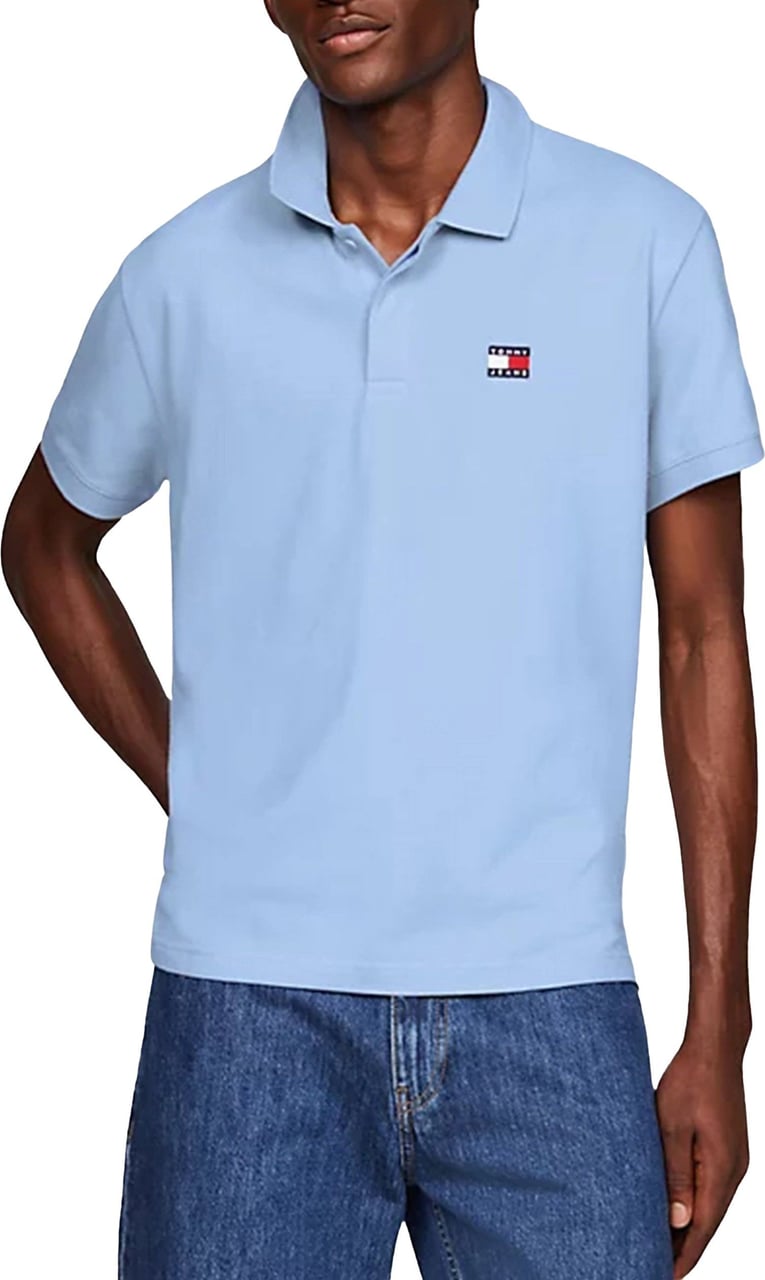 Tommy Hilfiger Badge Polo Blauw
