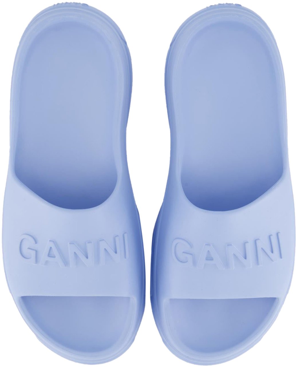 Ganni Dames Light Weight Pool Slide Blauw