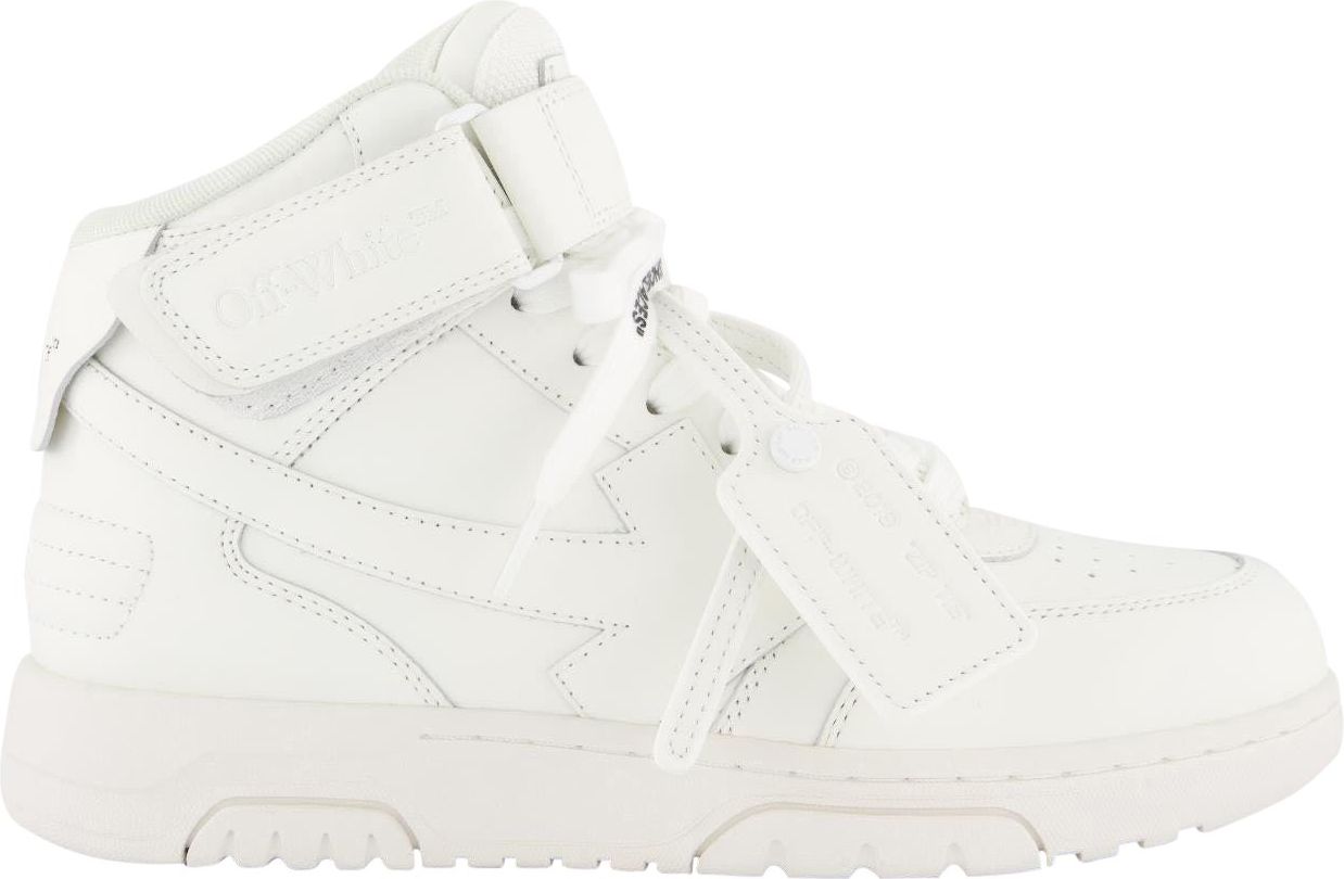 OFF-WHITE Dames Out Of Office Mid Top Wit