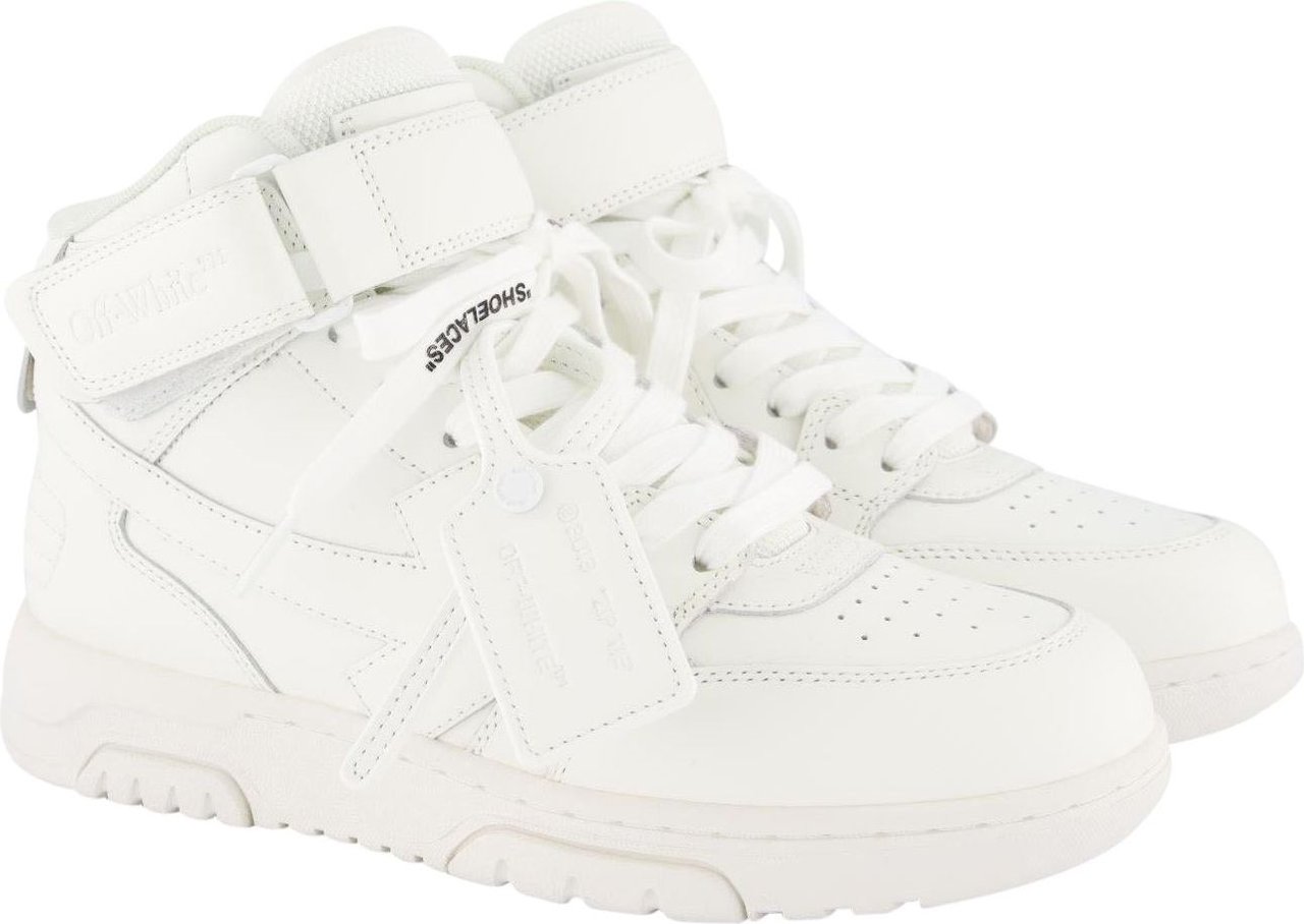 OFF-WHITE Dames Out Of Office Mid Top Wit