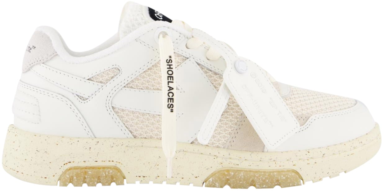 OFF-WHITE Dames Slim Out Of Office Wit/Beige Wit