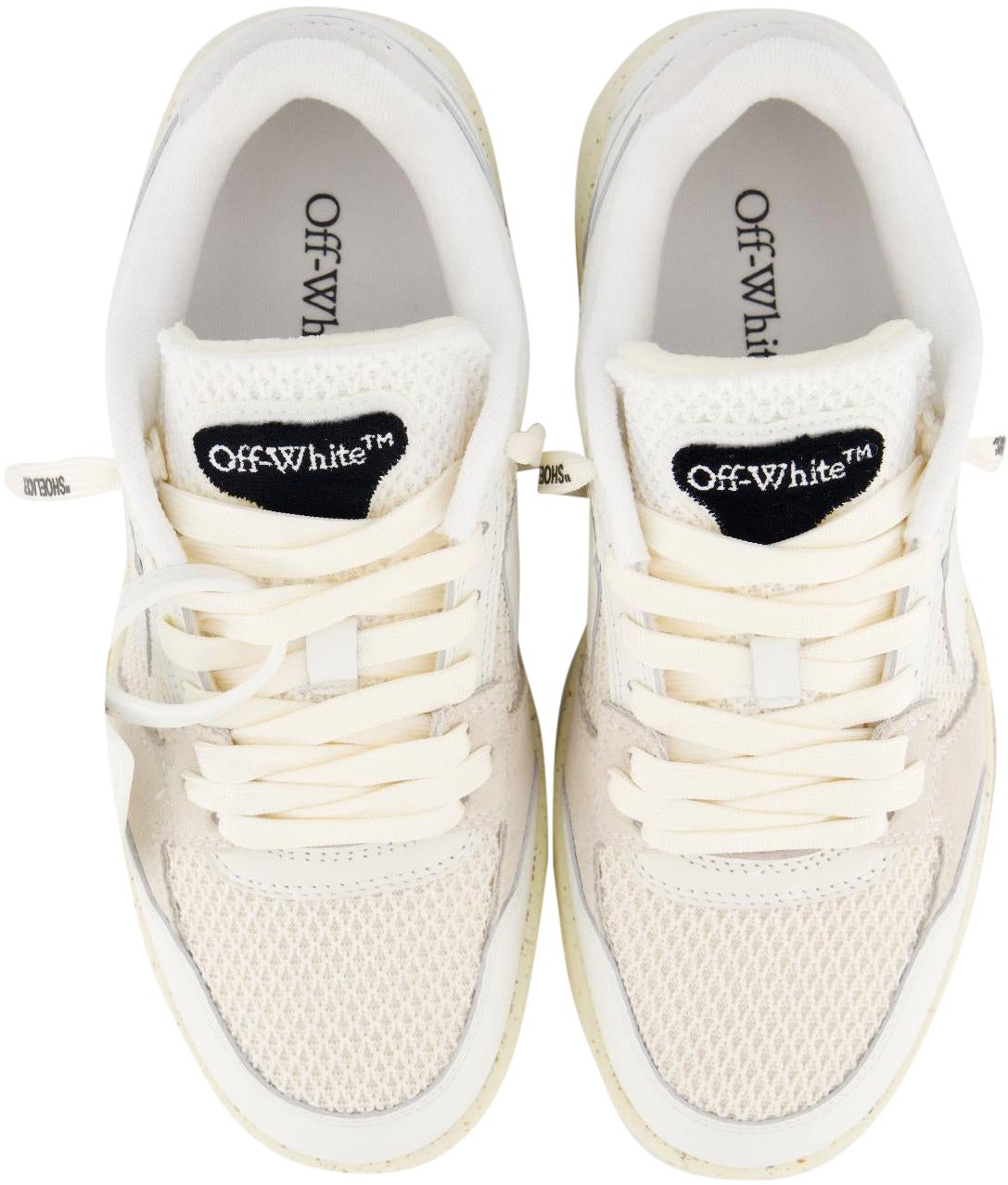 OFF-WHITE Dames Slim Out Of Office Wit/Beige Wit