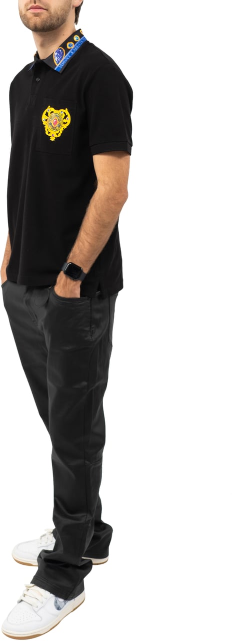 Versace Jeans Couture Versace Couture Heren Polo Zwart - Zwart