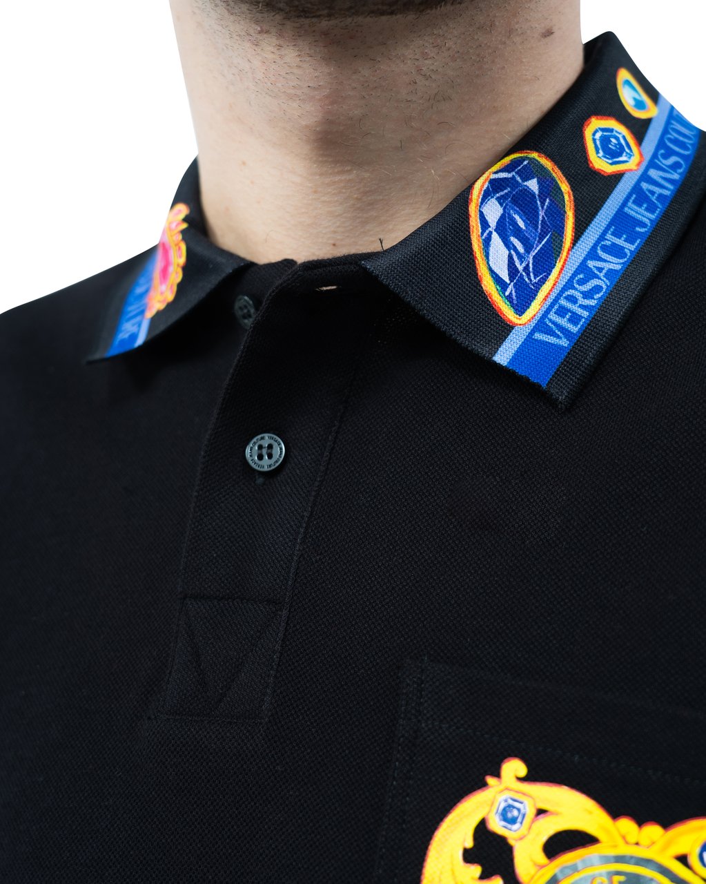 Versace Jeans Couture Versace Couture Heren Polo Zwart - Zwart