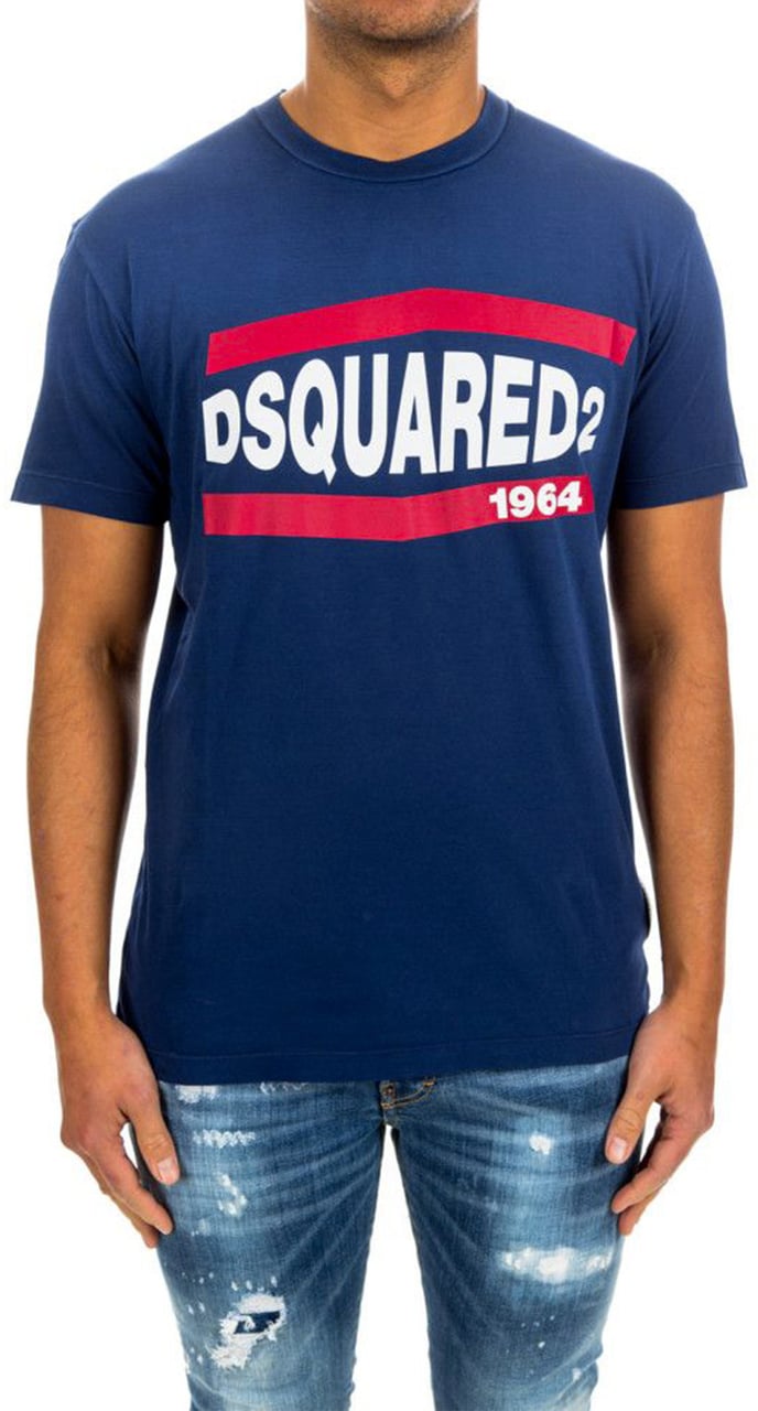 Dsquared2 T-shirt Blue Blauw