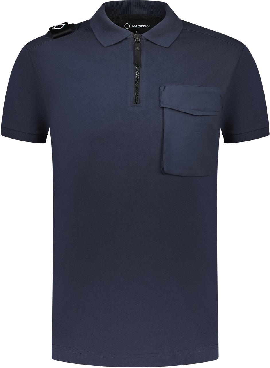 Ma.Strum Polo Blauw Blauw