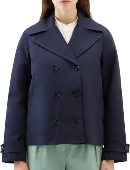 Woolrich Coats Blue Blauw