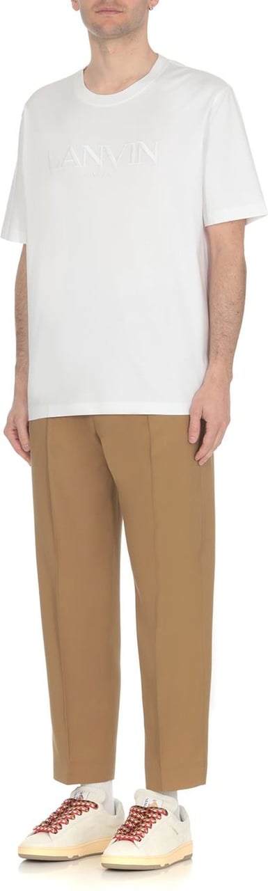 Lanvin T-shirts And Polos White Neutraal