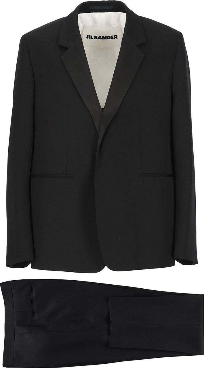 Jil Sander Suit Black Zwart
