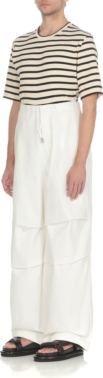 Jil Sander Trousers White Neutraal