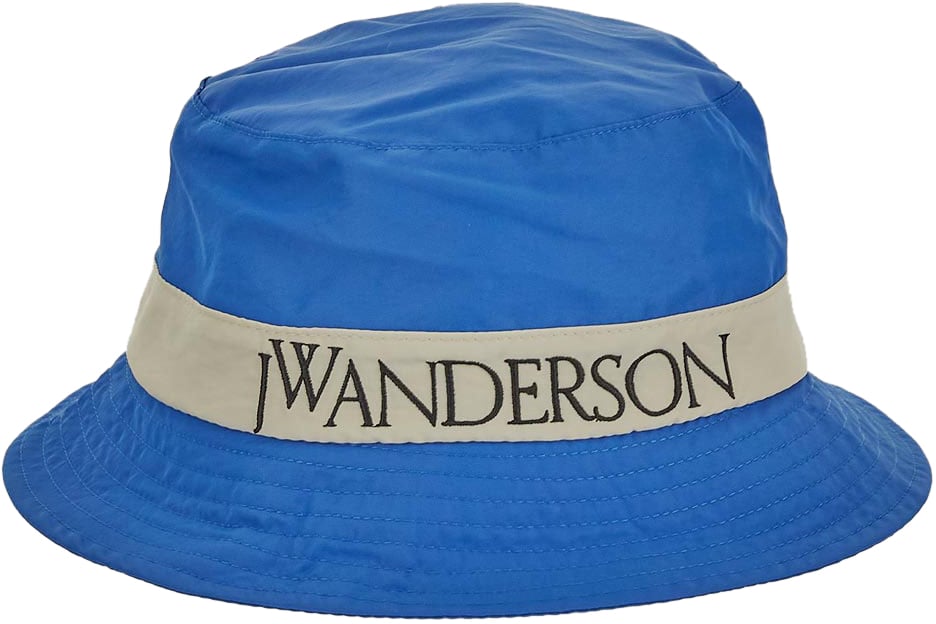 J.W. Anderson Cappello con Logo Blauw