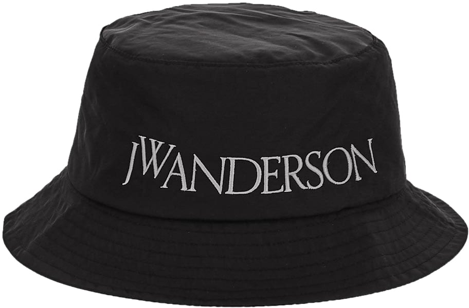 J.W. Anderson Logo Bucket Hat Nero Zwart