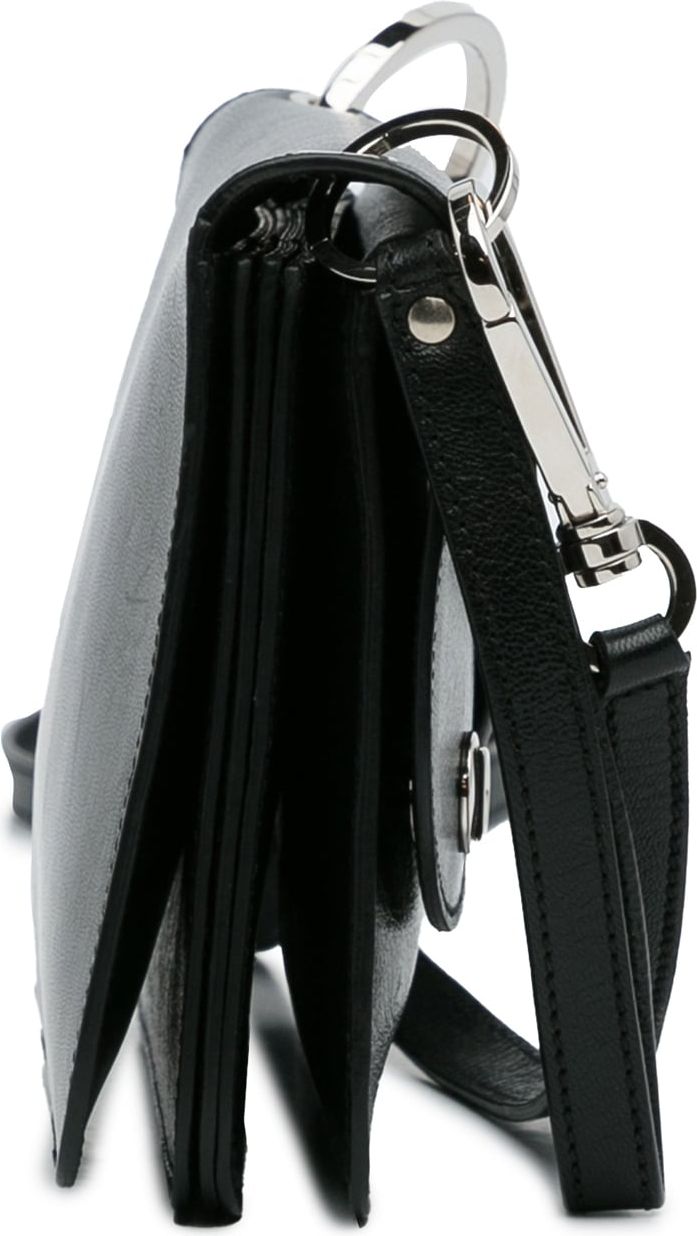 Dolce & Gabbana Leather Crossbody Bag Zwart