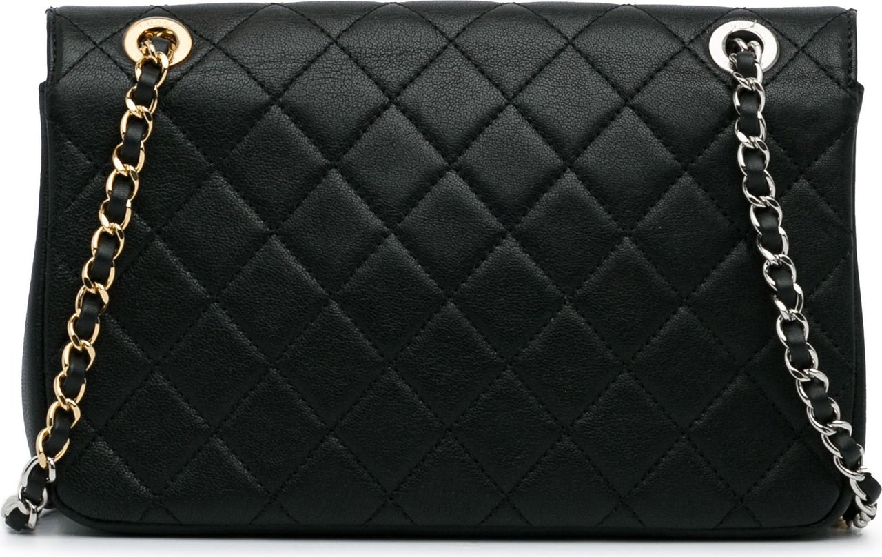 Chanel Quilted Classic Single Flap Zwart