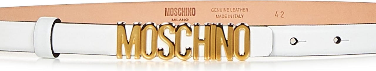 Moschino Moschino Belts White Wit