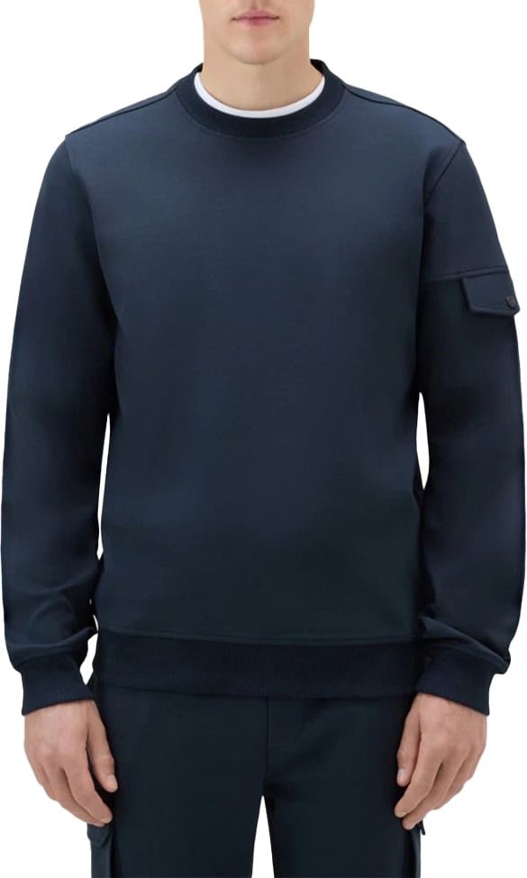 Woolrich Light fleece sweaters zwart Zwart