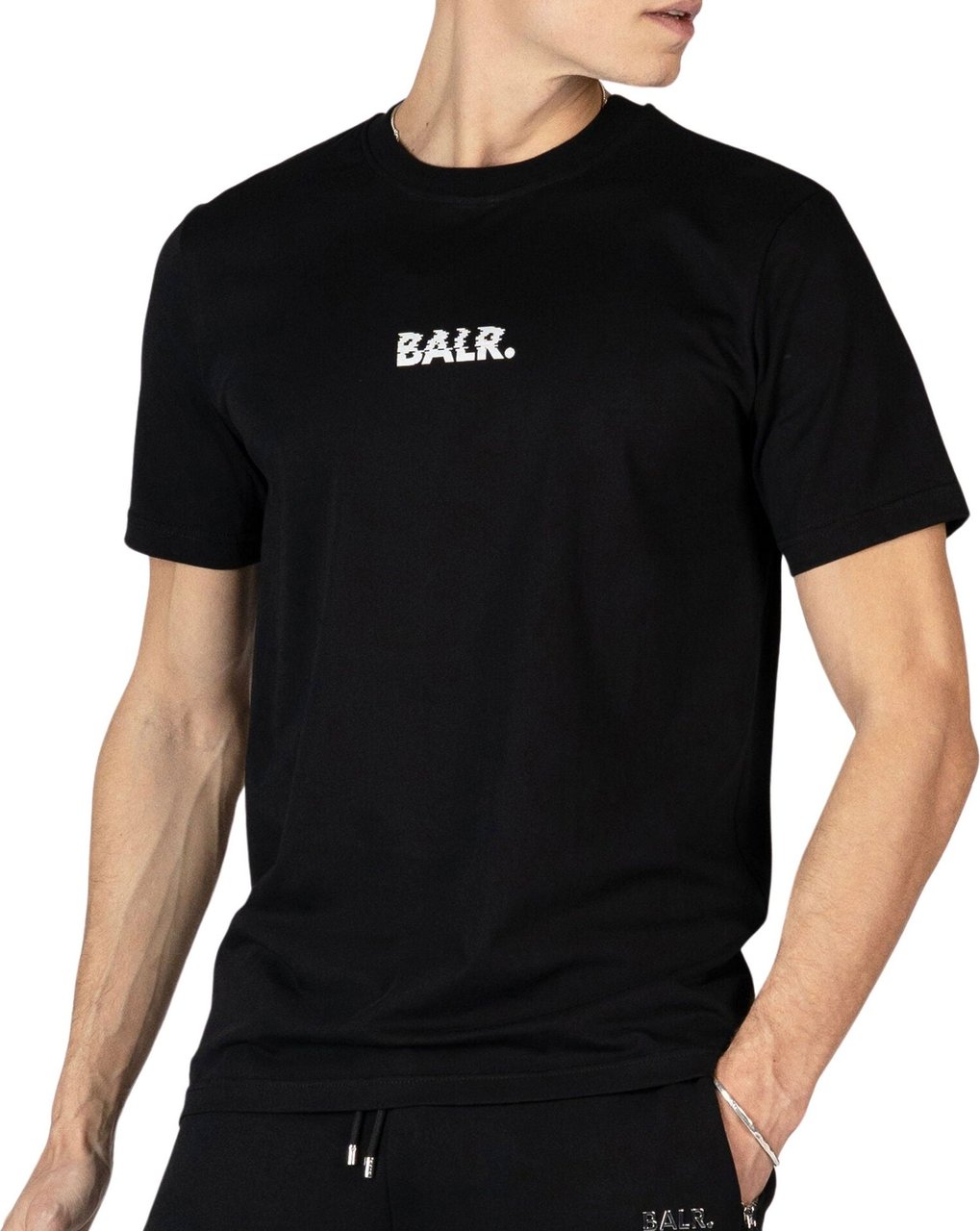 BALR BALR. Glitch Regular Fit T-Shirt Zwart