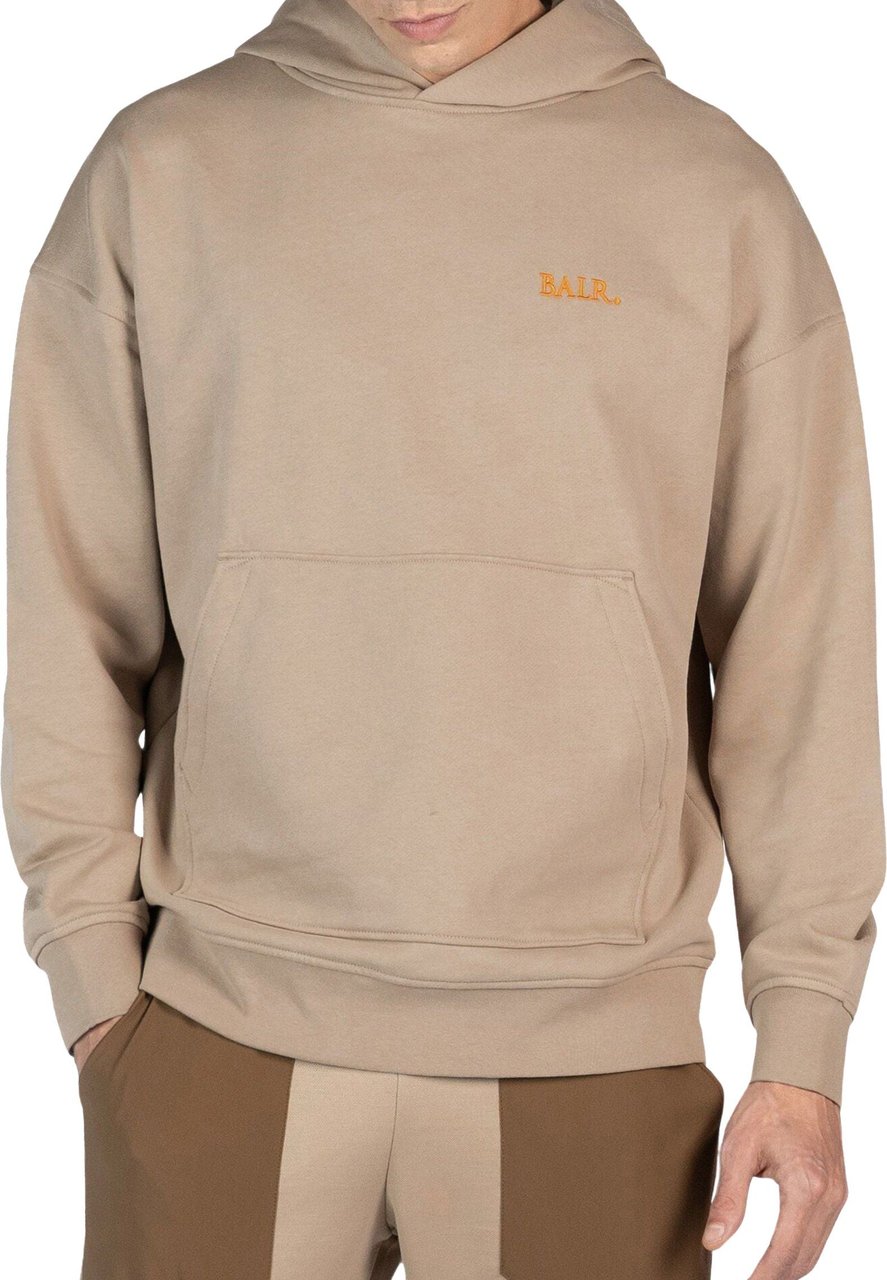 BALR Game of the Gods Box Fit Hoodie Taupe