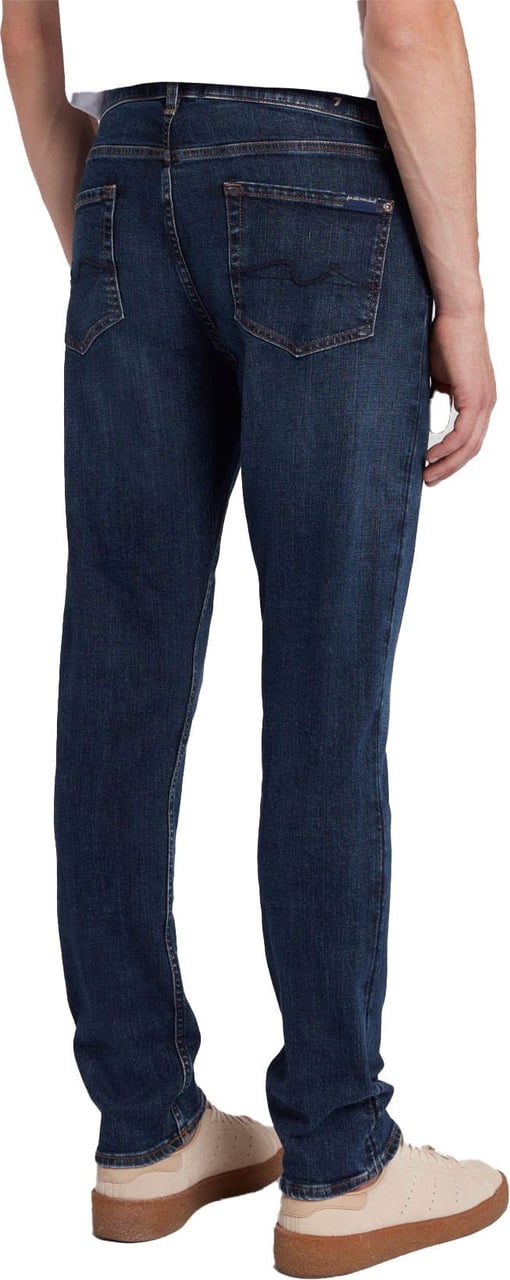 7 For All Mankind Slimmy Tapered Stretch Tek Timeless Blauw